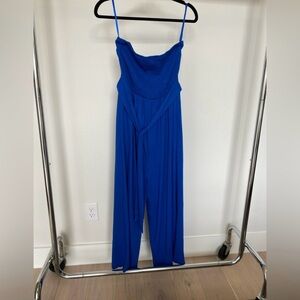 Blue jumpsuit